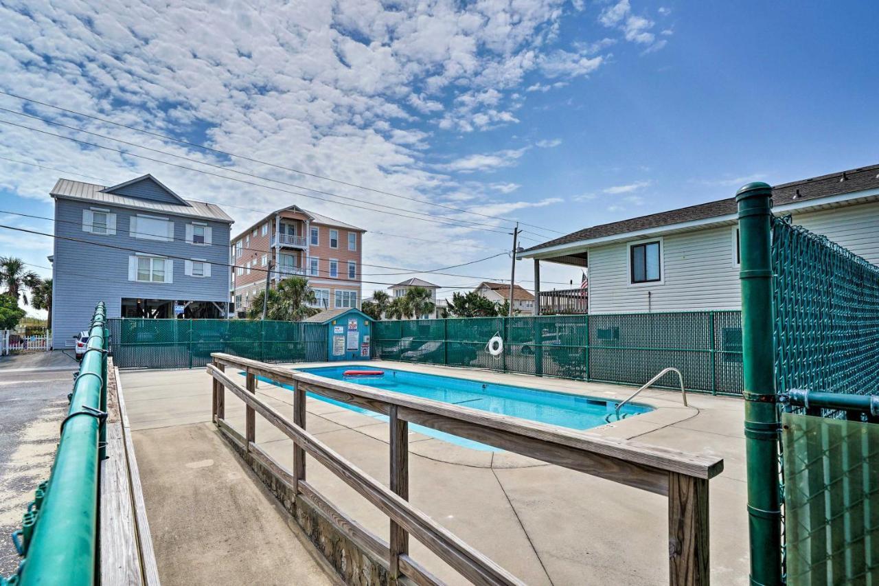 Condo With Balcony And Pool Walk To 2 Beach Accesses! Carolina Beach Buitenkant foto
